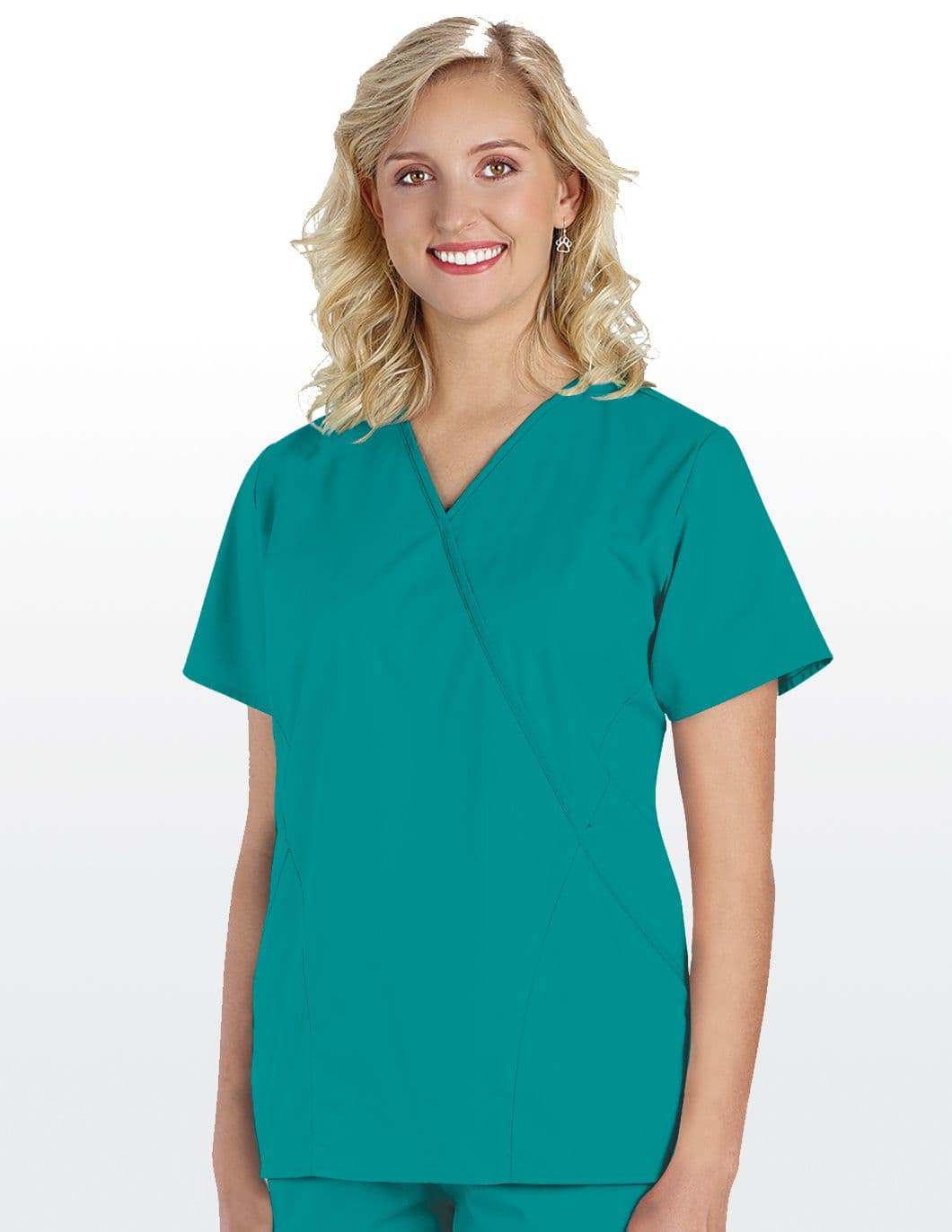 wonderwink-wonderwork-womens-mock-wrap-scrub-top-teal