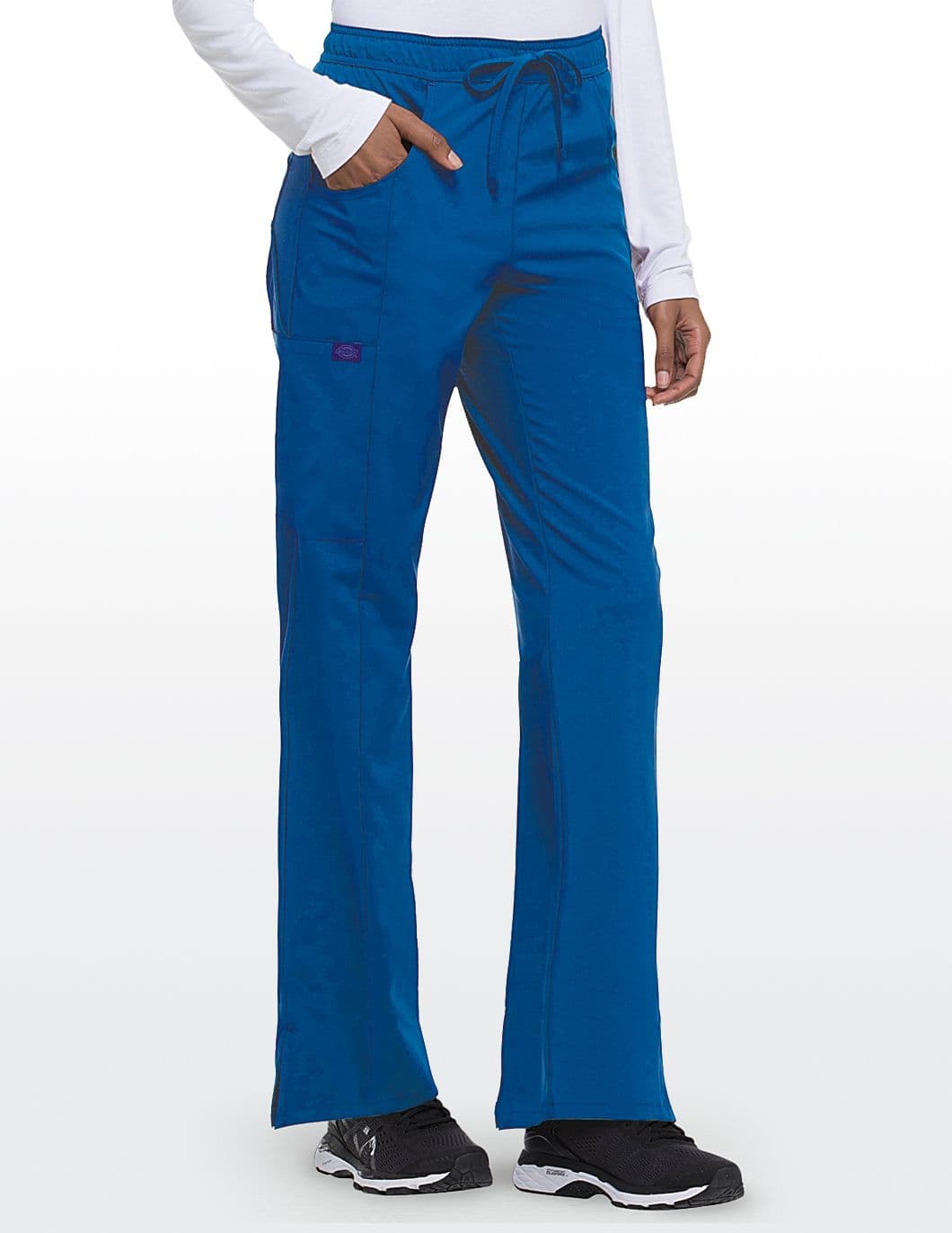 dickies-eds-womens-essentials-drawstring-cargo-scrub-pant-royal