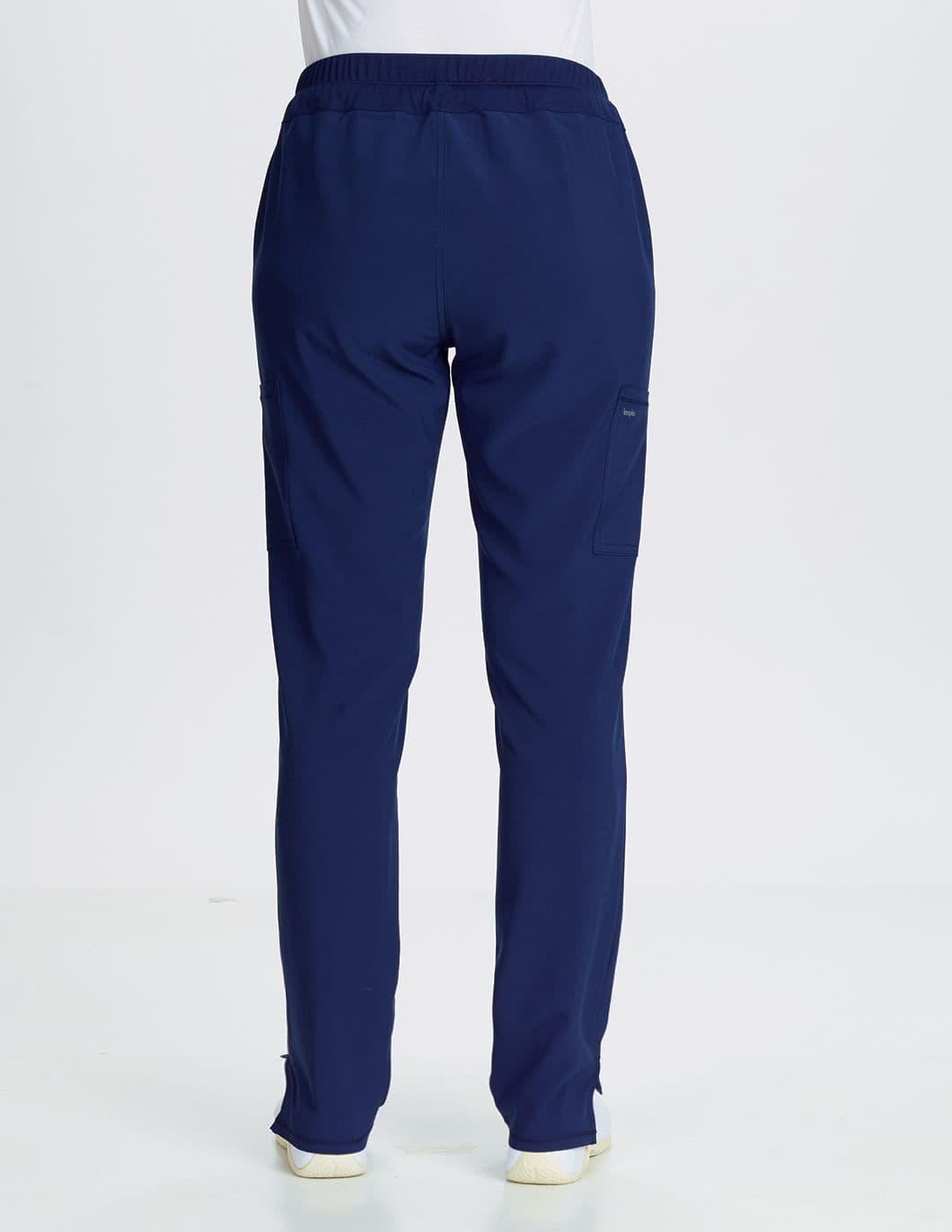 Inspira-Drawstring-Waist-Straight-Leg-Scrub-Pant-Navy-Back