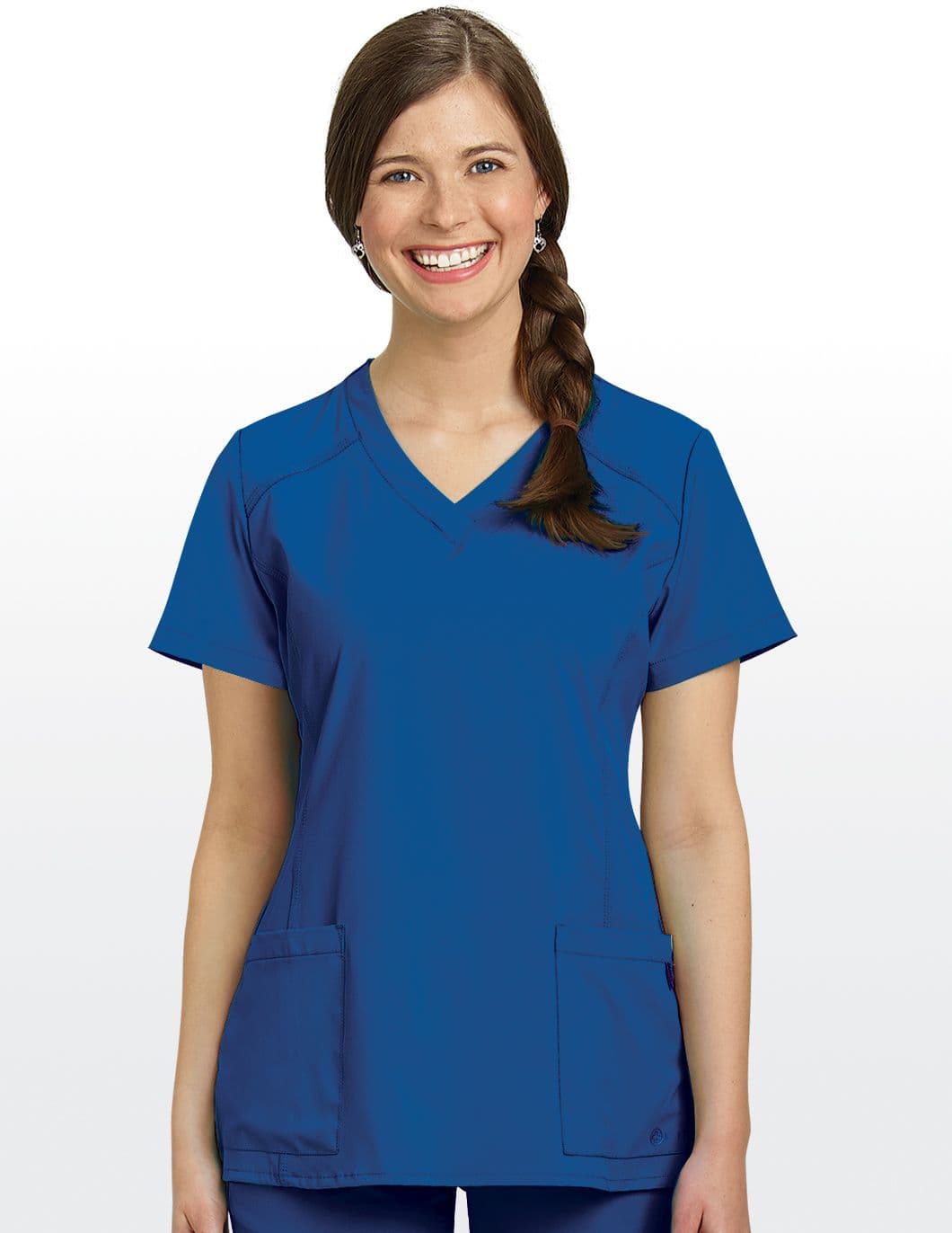 whitecross-fit-womens-two-pocket-scrub-top-royal