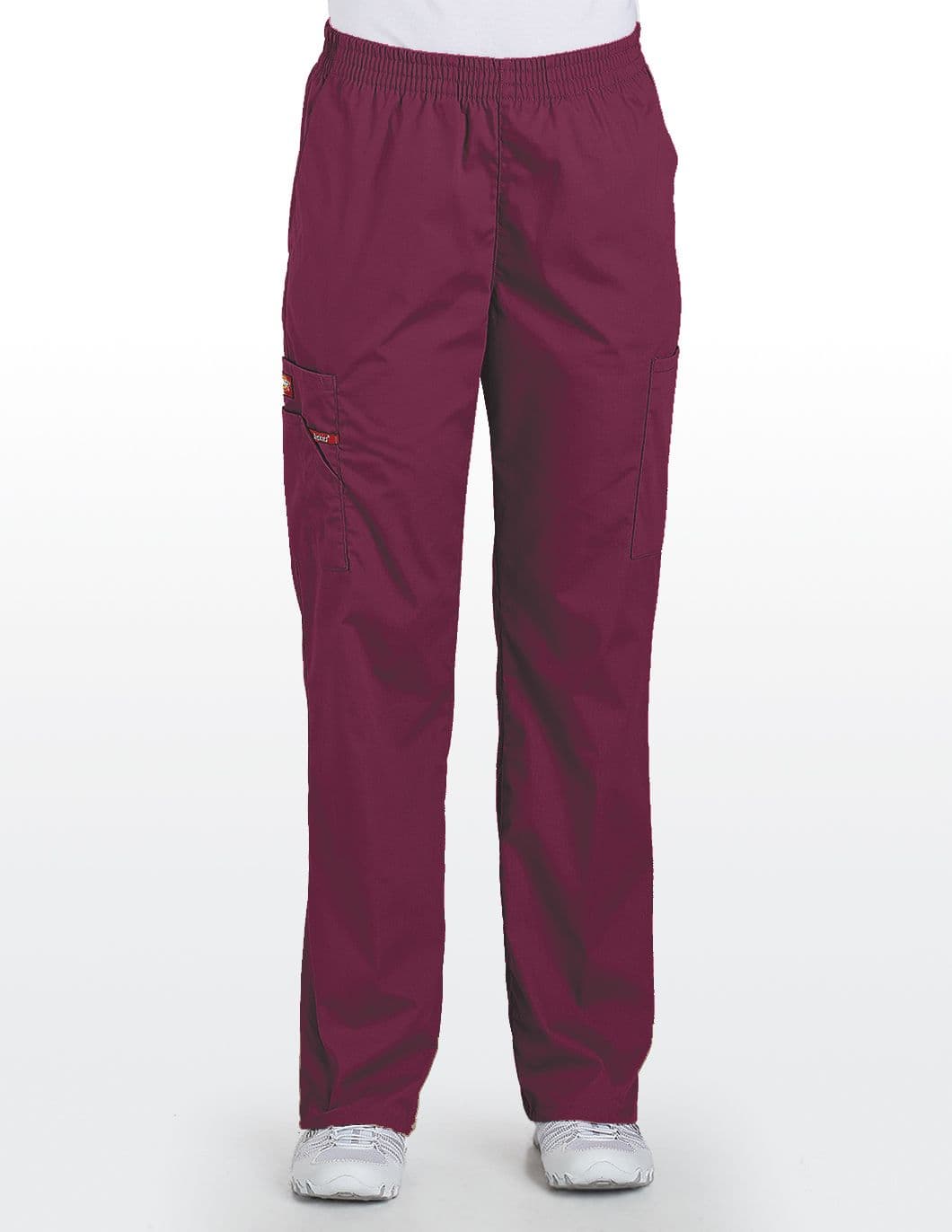 dickies-eds-womens-signature-pull-on-scrub-pant-wine
